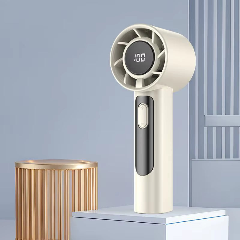 Xiaomi Handheld Portable Fan 100 Wind Speeds Adjustable Usb Charging Mini Outdoor Portable Turbo Long-Lasting High Speed Fan
