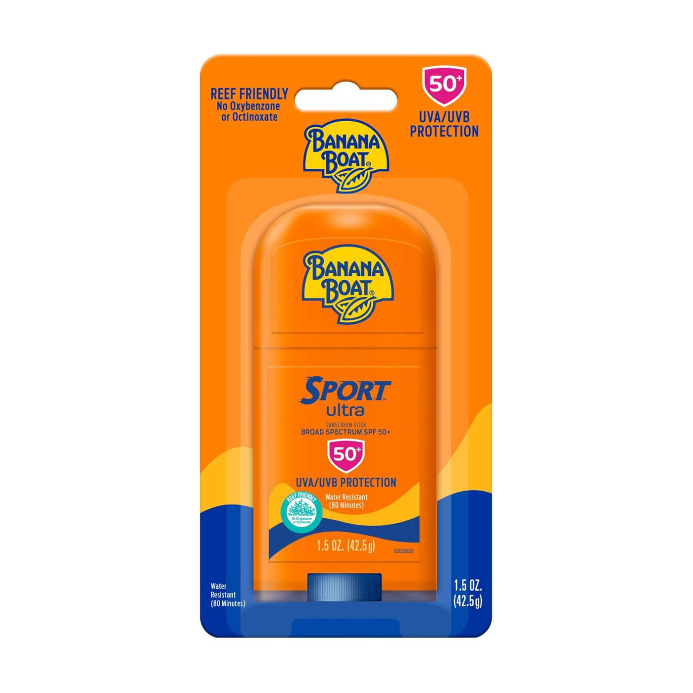 Sport Ultra SPF 50 Sunscreen Lotion 8Oz & Sport Ultra Reef Friendly Stick SPF 50 1.5Oz Sun Protection