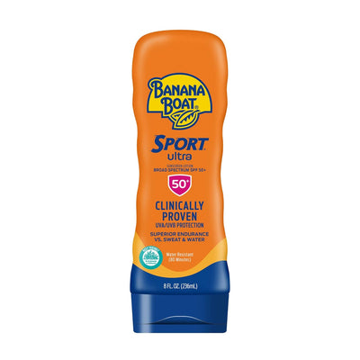 Sport Ultra SPF 50 Sunscreen Lotion 8Oz & Sport Ultra Reef Friendly Stick SPF 50 1.5Oz Sun Protection