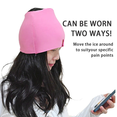 Gel Cold Headache Ice Cap Migraine Relief Pressure Relaxation Pain Head Heat Treatment Eye Mask Stress Pain Relief Sleep Tool