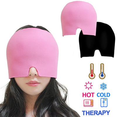Gel Cold Headache Ice Cap Migraine Relief Pressure Relaxation Pain Head Heat Treatment Eye Mask Stress Pain Relief Sleep Tool