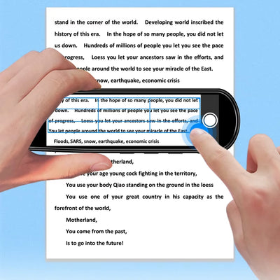 MD04 Smart AI Scan Pen BT Translator Voice Multi 134 Languages Support 3.38 Inch Touch Screen Photo Offline Record Translation