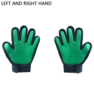 2Pcs Cat Grooming Glove for Cats Wool Glove Pet Hair Deshedding Brush Comb Glove for Pet Dog Cleaning Massage Glove for Animal