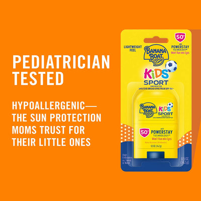 Sport Ultra Clear Spray Sunscreen SPF 30 Twin Pack and Kids Sport Sunscreen Stick SPF 50